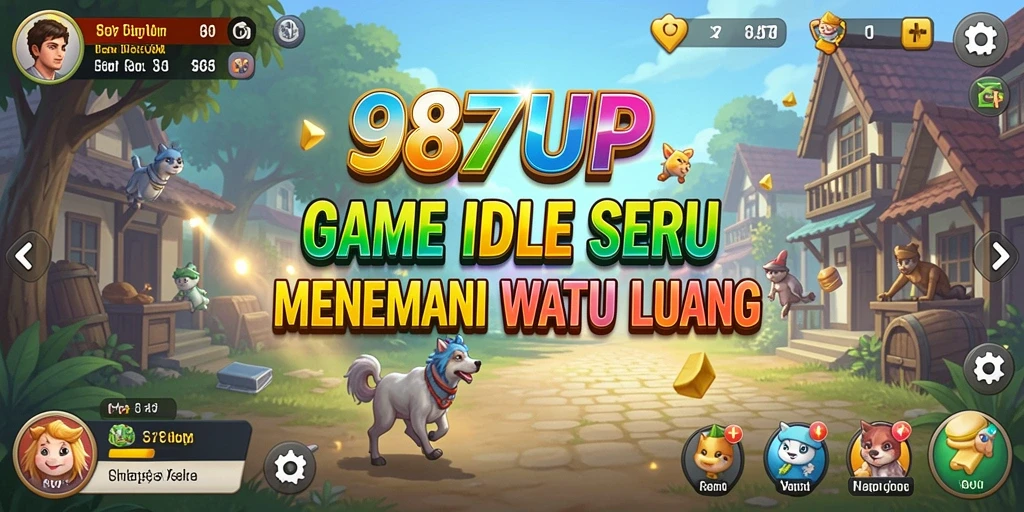 Tampilan gameplay seru dan adiktif dari 987UP.