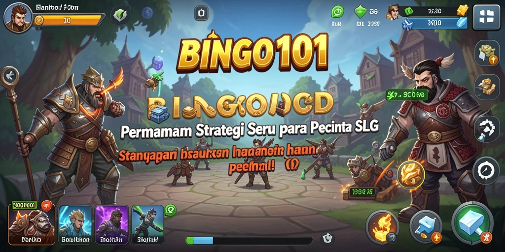 Tampilan menarik dari gameplay BINGO101 yang penuh strategi.