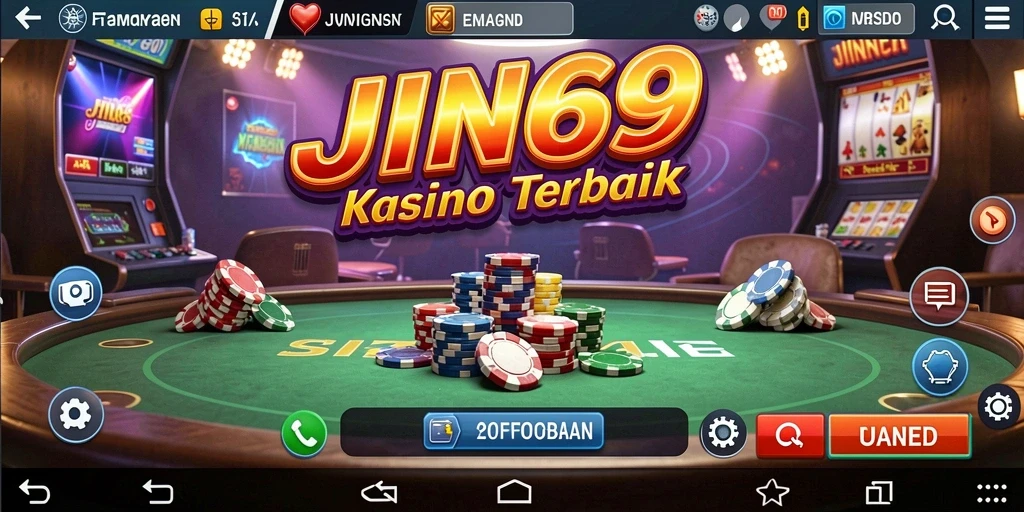 Tampilan gameplay seru di JIN69 dengan berbagai pilihan permainan Kasino.