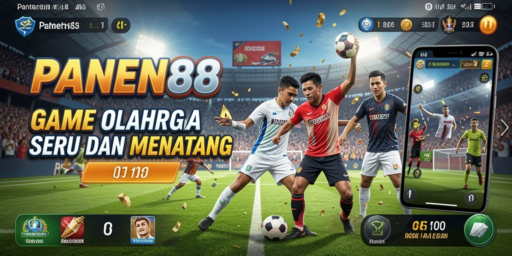 Screenshot gameplay PANEN88 yang menunjukkan aksi olahraga seru.
