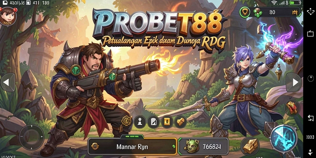 Screenshot dari gameplay RPG yang mendebarkan di PROBET88.