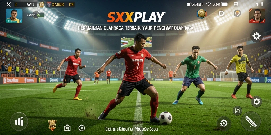 Tampilan aksi seru dalam permainan olahraga SXXPLAY.