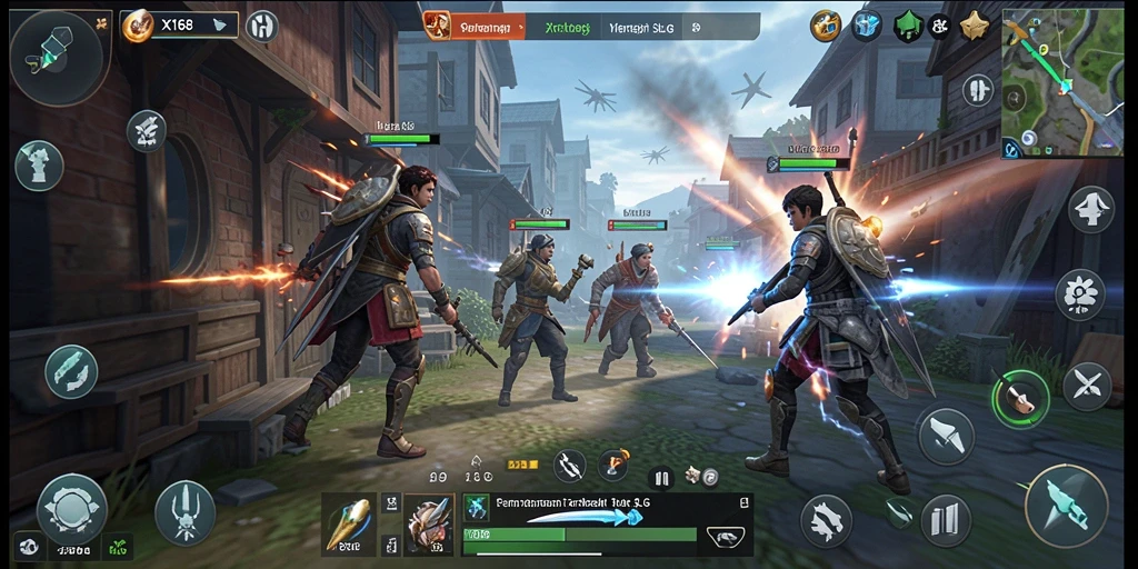 Tampilan gameplay <strong>X168</strong> yang menarik dengan strategi mendalam.